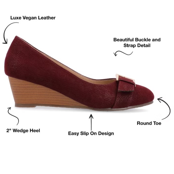 Journey Collection Graysn Wedges - Picture 2 of 6